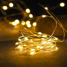 Load image into Gallery viewer, Fairy Lights Copper Wire LED String Lights Christmas Garland Indoor Bedroom Home Wedding New Year Decoration Battery Powered