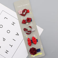 Load image into Gallery viewer, Cute girl hairpin hair accessories Korean princess version of the headdress girl birthday gift flower headdress hairpin gift