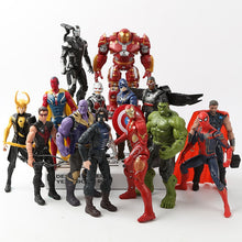 Load image into Gallery viewer, Marvel Avengers 3 Infinity War Action Figures Toys Hulk Captain America Spiderman Thanos Iron Man Hulkbuster Christmas gift
