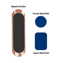 Load image into Gallery viewer, Mini Metal Magnetic Car Phone Holder Stand For Phone in Car Dashboard Magnet Strip Phone Mount For iPhone 11 Pro Huawei Support