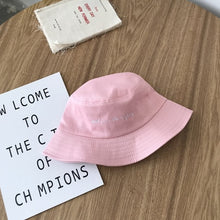 Load image into Gallery viewer, Men Women Bucket Hats women Street Style Harajuku Letters Print Outdoor Sunscreen Cotton travel Hunting Cap hats wholesale