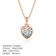 Load image into Gallery viewer, Aesthetic Charm Pendant Necklaces For Women Shine Zircon Choker Collar Chain On The Neck Jewellry Wedding Fashion Jewelry N426