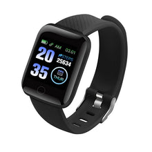 Load image into Gallery viewer, 116 plus Smart Watch Men Women Blood Pressure Monitor Waterproof Fitness Tracker Bracelet Heart Rate Smartwatch For Android IOS