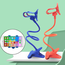 Load image into Gallery viewer, Universal Lazy Holder Arm Flexible Mobile Phone Stand Stents Holder Bed Desk Table Clip Gooseneck Bracket for Phone Muti Colors