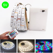 Load image into Gallery viewer, 1M 2M 3M 4M 5M USB LED Strip DC 5V Flexible Light Lamp 60LEDs SMD 2835 50CM Mini 3Key Desktop Decor Tape TV Background Lighting