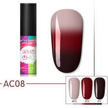 Load image into Gallery viewer, WHID CHIC Thermal Glitter Soak Off UV Gel Polish Sparkling Temperature Color-changing Varnish Gel Nail Art varnish Decor