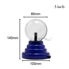 Load image into Gallery viewer, Novelty Magic Crystal Plasma Ball Touch Lamp 220V LED Night Light Child Nightlight Birthday Christmas Kids Decor Gift Lighting