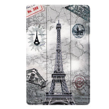 Load image into Gallery viewer, Leather Trifold Stand Case For Samsung Galaxy Tab A 10.1 2019 8.0 S5e Smart Sleep Wake Cover For Galaxy Tab S7 Plus S6 Lite Case