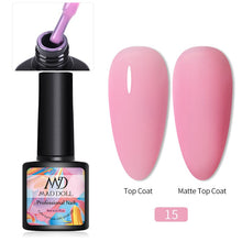 Load image into Gallery viewer, MAD DOLL 8ml 60 Colors Gel Nail Polish Nail Color Nail Gel varnish Soak Off UV Gel Varnish Base Coat No Wipe Top Coat