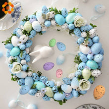 Load image into Gallery viewer, 2x3CM 3x4cm Happy Easter Egg Decoration Artificial Flower For Home Party DIY Craft Kids Gift Favor Easter Decoration Supplies