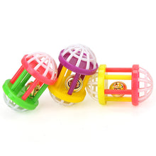 Load image into Gallery viewer, 1pc Cat Toy Stick Feather Wand With Bell Mouse Cage Toys Plastic Artificial Colorful Cat Teaser Toy Pet Supplies Random Color