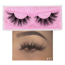 Load image into Gallery viewer, Visofree 5D Mink Eyelashes Long Lasting Mink Lashes Natural Dramatic Volume Eyelashes Extension Thick Long 3D False Eyelashes