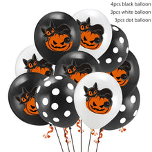 Load image into Gallery viewer, Scary Halloween Pumpkin Ghost Spider Confetti Balloon Latex Happy Halloween Decoration Kids Air Baloons Birthday Party Supplies