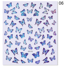 Load image into Gallery viewer, Flower Series Nail Water Decal Stickers Sakura Daisy Lavender Floral Pattern Transfer Sticker Nail Art Decoration