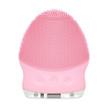 Load image into Gallery viewer, Sonic Face Cleansing Brush Silicone Facial Cleaner Facial Cleansing Brush Deep Pore Cleaning Face Massage Mini Face Care Tool