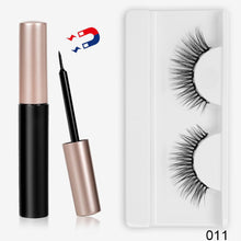 Load image into Gallery viewer, Magnetic Eyelashes Eyeliner Eyelash Curler Set5 Magnet Natural Long Magnetic False Eyelashes With Magnetic Eyeliner SEXYSHEEP