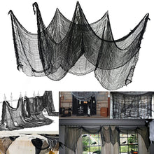Load image into Gallery viewer, Halloween Decora O Spider Web Scary Party Scene Props White Stretchy Cobweb Horror House Home Decoration Ornaments