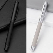 Load image into Gallery viewer, NEW Fountain Pen With Luxury Set 0.5mm Black F Nib Converter Pen Steel Ink Pens Simple Business Signing Pen Writing Pens