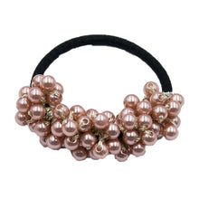 Load image into Gallery viewer, 14 Colors Woman Elegant Pearl Hair Ties Beads Girls Scrunchies Rubber Bands Ponytail Holders Hair Accessories Elastic Hair Band