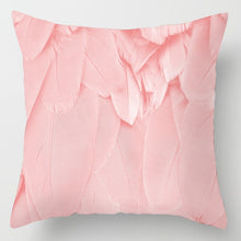 Load image into Gallery viewer, New Pink Roses Feathers Geometric Cushion Cover Modern Fashion Nordic Simple Pillowcase Decorative Sofa Seat Throw Pillows Cover
