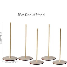 Load image into Gallery viewer, Wooden Wall Holds Donut Boards Stand Hanging Donuts Table Wedding Decoration Accessories Baby Shower Kids Birthday Party Decor