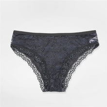Load image into Gallery viewer, FINETOO Cotton Women's Panties Sexy Lace Underwear Solid Color Briefs For Women M-XL Sexy Underpants Comfortable Female Lingerie