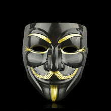 Load image into Gallery viewer, Movie Cosplay V for Vendetta Hacker Mask Anonymous Guy Fawkes Halloween Christmas Party Gift for Adult Kids Film Theme Mask