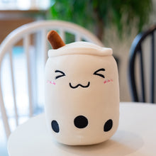 Load image into Gallery viewer, real-life bubble tea plush toy stuffed food milk tea soft doll boba fruit tea cup pillow cushion kids toys birthday gift
