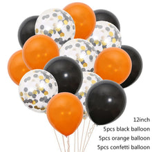 Load image into Gallery viewer, Scary Halloween Pumpkin Ghost Spider Confetti Balloon Latex Happy Halloween Decoration Kids Air Baloons Birthday Party Supplies