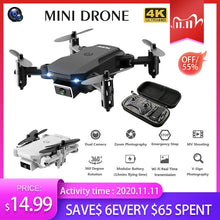 Load image into Gallery viewer, S66 Mini RC Drone 4K HD Camera Professional Aerial Photography Helicopter Gravity Induction Folding Quadcopter