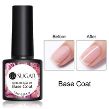 Load image into Gallery viewer, UR SUGAR Nude Glitter Gel Nail Polish Varnish Pink Rose Gold Shimmer Soak Off UV LED Nails Gel varnish 7.5ml