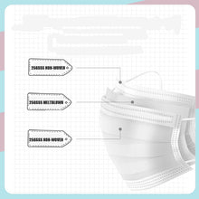 Load image into Gallery viewer, 50-100pcs Children Face Mask Cartoon Printed soft skin-friendly Disposable Mouth Cover Mask boy girl Personal Thicken mouth mask