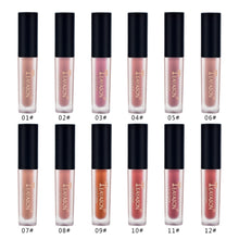 Load image into Gallery viewer, 12 Color Velvet Matte Lipstick Lip Set Waterproof Long Lasting Make Up Red Lip Gloss Pencil Kits Nude Makeup Liquid Lip Stick