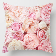 Load image into Gallery viewer, New Pink Roses Feathers Geometric Cushion Cover Modern Fashion Nordic Simple Pillowcase Decorative Sofa Seat Throw Pillows Cover