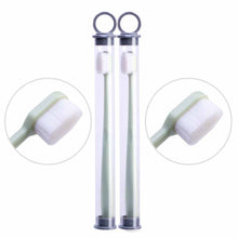 Load image into Gallery viewer, 2/3pcs Ultra-fine Toothbrushes Wave Nano Million Bristles Micro Soft Tooth Brush With Holder Portable Oral Care Eco Product Kit