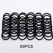 Load image into Gallery viewer, 50/100PCS/Set Women Girls 4CM Colorful Nylon Elastic Hair Bands Ponytail Holder Rubber Bands Scrunchie Headband Hair Accessories