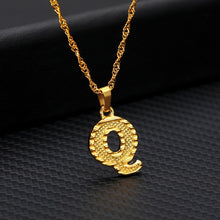 Load image into Gallery viewer, Capital Letter Initial Necklace For Women Stainless Steel Gold A-Z Alphabet Pendant Necklace Jewelry Christmas Gift Bijoux Femme