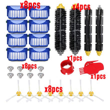 Load image into Gallery viewer, Compatible with iRobot Roomba 600 Series Bristle&Flexible Beater Brush 3-Armed Brush Aero Vac Filters kit spare parts clean kits