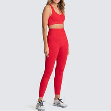 Load image into Gallery viewer, 2020 Women's Yoga Set Seamless Sportswear 2-Piece Gym Yoga Clothes Sports Bra + Leggings Running Wear Skinny Sports Set Suits L
