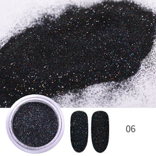 Load image into Gallery viewer, 1Box Sugar Nail Powder Glitter Nail Dust Powder Laser Gradient Nail Pigment Coloful Glitter Nail Art Decoration Accessories