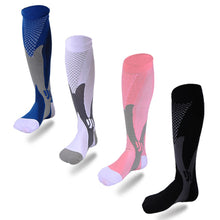 Load image into Gallery viewer, Leg Support Stretch Compression Socks For Men Women Sports Running Athletic Medical Pregnancy Travel Football School Team Sock