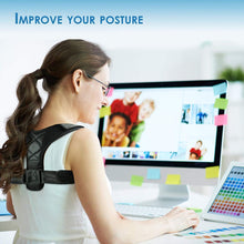 Load image into Gallery viewer, Medical Adjustable Clavicle Posture Corrector Men Women Upper Back Brace Shoulder Lumbar Support Belt Corset Posture Correction