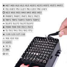 Load image into Gallery viewer, KALAIDUN 112 in 1 Screwdriver Set Magnetic Screwdriver Bit Torx Multi Mobile Phone Repair Tools Kit Electronic Device Hand Tool