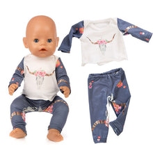 Load image into Gallery viewer, New Doll Clothes Born Baby Fit 18 inch 40-43cm Unicorn cactus dress Doll Accessories Clothes For Baby Festival Birthday G