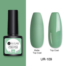 Load image into Gallery viewer, UR SUGAR 7.5ml Matte Nail Gel Polish Purple Series Hybrid Varnish Nail Art Semi Permanent UV Gel Varnish Soak Off Matte Top Coat