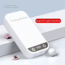 Load image into Gallery viewer, 5V USB Portable Dual UV Light Sterilizer Box Jewelry Phones Cleaner Personal Sanitizer Disinfection Case for Home