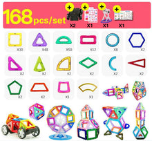 Load image into Gallery viewer, 30-252pcs DIY Magnetic Constructor Triangle Square Big Bricks Magnetic Building Blocks Designer Set Magnet Toys For Children