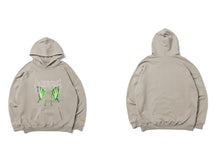Load image into Gallery viewer, GONTHWID Hip Hop Butterfly Skull Prayer Print Hooded Sweatshirts Hoodies Streetwear Men Hipster Casual Punk Rock Pullover Tops