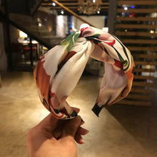 Load image into Gallery viewer, Knot Cross Tie Solid 1 PC Fashion Hair Band Hairband Knitted rib Girls Bow Hoop Hair Accessories Velvet Twist Headband