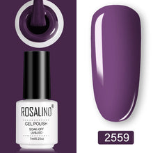 Load image into Gallery viewer, ROSALIND Gel Polish Set UV Vernis Semi Permanent Primer Top Coat 7ML Poly Varnish Gel Nail Art Manicure Gel Lak Polishes Nails